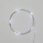 NEON-NIGHT 303-005 Гирлянда светодиодная Роса 2м, 20LED, БЕЛЫЙ, IP20, тонкий батарейный блок, 2хCR2032 в комплекте NEON-NIGHT