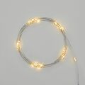 NEON-NIGHT 303-006 Гирлянда светодиодная Роса 2м, 20 LED, ТЕПЛЫЙ БЕЛЫЙ, IP20, 2хCR2032 в комплекте NEON-NIGHT