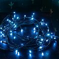 NEON-NIGHT 303-023 Гирлянда Твинкл Лайт 6 м, темно-зеленый ПВХ, 40 LED, цвет: Синий NEON-NIGHT 303-023 Гирлянда Твинкл Лайт 6 м, темно-зеленый ПВХ, 40 LED, цвет: Синий