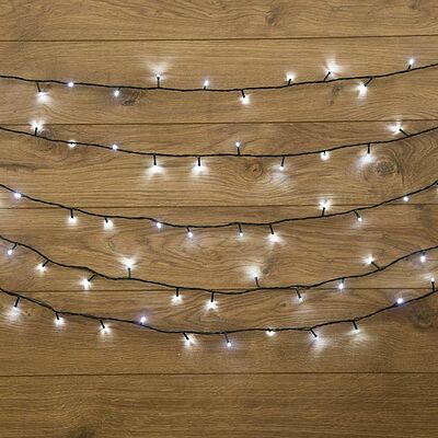 NEON-NIGHT 303-055 Гирлянда Твинкл Лайт 15 м, темно-зеленый ПВХ, 120 LED, цвет белый
