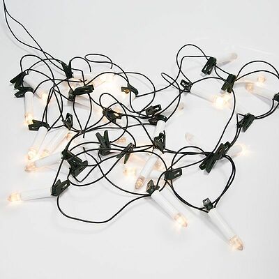 NEON-NIGHT 303-085 Гирлянда Свечи 10м, темно-зеленый ПВХ, 50 LED ТЕПЛЫЙ БЕЛЫЙ