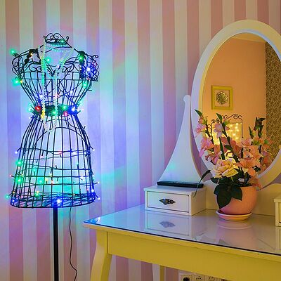 NEON-NIGHT 303-105 Гирлянда светодиодная универсальная 120 LED МУЛЬТИКОЛОР 12 метров с контроллером