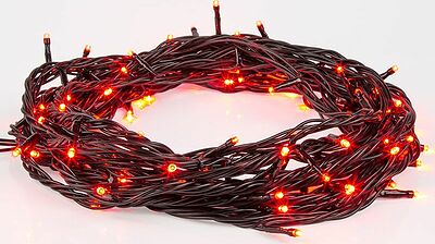 NEON-NIGHT 303-152 Гирлянда Нить управляемая 10м 100 LED РОЗОВЫЙ черный ПВХ IP65 свечение с динамикой 230В NEON-NIGHT