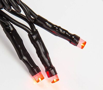 NEON-NIGHT 303-152 Гирлянда Нить управляемая 10м 100 LED РОЗОВЫЙ черный ПВХ IP65 свечение с динамикой 230В NEON-NIGHT