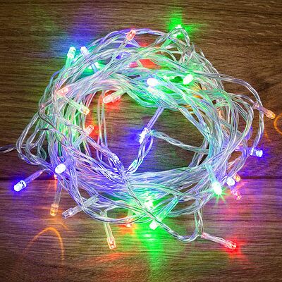 NEON-NIGHT 303-179 Гирлянда Твинкл Лайт 6 м, прозрачный ПВХ, 40 LED, цвет Мультиколор