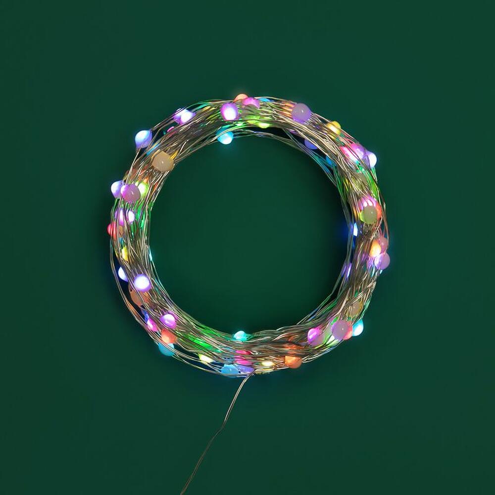 NEON-NIGHT 303-259 Гирлянда Роса 10м, 100LED, RGB, IP44, на батарейках 3хАА, с пультом 44 режима NEON-NIGHT
