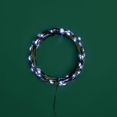 NEON-NIGHT 303-265 Гирлянда светодиодная Роса с контроллером 20м, 200LED, БЕЛЫЙ, IP20, 230В, зеленый провод NEON-NIGHT