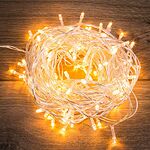 NEON-NIGHT 303-306 Гирлянда Твинкл-Лайт 20 м, прозрачный ПВХ, 160 LED, цвет теплый белый
