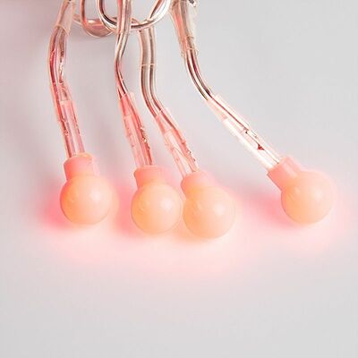 NEON-NIGHT 303-602 Гирлянда Мишура LED 3 м прозрачный ПВХ, 288 диодов, цвет красный