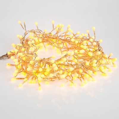 NEON-NIGHT 303-606 Гирлянда Мишура LED 3 м прозрачный ПВХ, 288 диодов, цвет ТЕПЛЫЙ БЕЛЫЙ