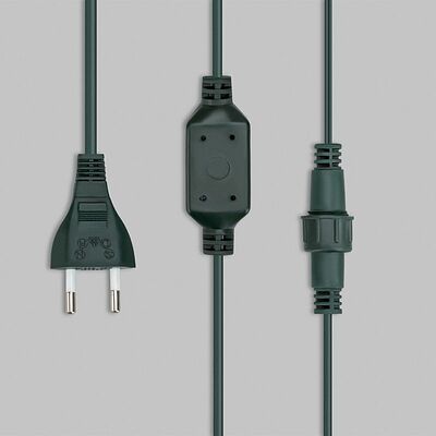 NEON-NIGHT 303-609 Гирлянда Мультишарики 20м, 200LED, диаметр 15мм, IP44, зеленый провод, свечение мульти (RG/RB), мигание, 230В NEON-NIGHT