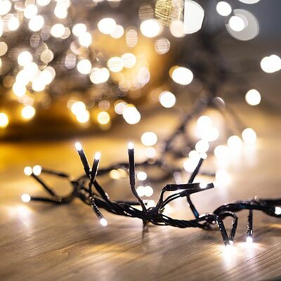NEON-NIGHT 303-626 Гирлянда Кластер LED 3 м, темно-зеленый ПВХ IP20, 288 диодов, цвет теплый белый