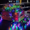 NEON-NIGHT 303-629 Гирлянда Кластер LED 3 м, темно-зеленый ПВХ IP20, 288 диодов, цвет мультиколор NEON-NIGHT 303-629 Гирлянда Кластер LED 3 м, темно-зеленый ПВХ IP20, 288 диодов, цвет мультиколор
