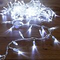 NEON-NIGHT 303-635 Гирлянда светодиодная Кластер 10м 200 LED БЕЛЫЙ прозрачный ПВХ IP65 постоянное свечение 230В нужен блок 303-500-1 NEON-NIGHT