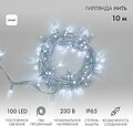 NEON-NIGHT 305-185 Гирлянда светодиодная Нить 10м 100 LED БЕЛЫЙ прозрачный ПВХ IP65 постоянное свечение 230В соединяется нужен блок 303-500-1 NEON-NIGHT NEON-NIGHT 305-185 Гирлянда светодиодная Нить 10м 100 LED БЕЛЫЙ прозрачный ПВХ IP65 постоянное свечение 230В соединяется нужен блок 303-500-1 NEON-NIGHT