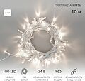 NEON-NIGHT 305-235 Гирлянда светодиодная Нить 10м 100 LED БЕЛЫЙ белый ПВХ IP65 эффект мерцания 24В соединяется NEON-NIGHT нужен трансформатор 531-100/531-311/531-312 NEON-NIGHT 305-235 Гирлянда светодиодная Нить 10м 100 LED БЕЛЫЙ белый ПВХ IP65 эффект мерцания 24В соединяется NEON-NIGHT нужен трансформатор 531-100/531-311/531-312