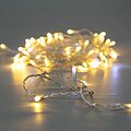 NEON-NIGHT 305-526 Гирлянда Нить 10м, с эффектом мерцания, прозрачный провод, IP44, 230В, диоды ТЕПЛЫЕ БЕЛЫЕ, 75LED NEON-NIGHT