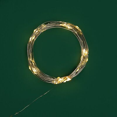 NEON-NIGHT 315-966 Гирлянда светодиодная Роса 5 м, 50LED, ТЕПЛЫЙ БЕЛЫЙ, IP20, USB NEON-NIGHT