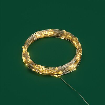 NEON-NIGHT 315-976 Гирлянда светодиодная Роса 10м, 100LED, ТЕПЛЫЙ БЕЛЫЙ, IP20, IP20, USB NEON-NIGHT