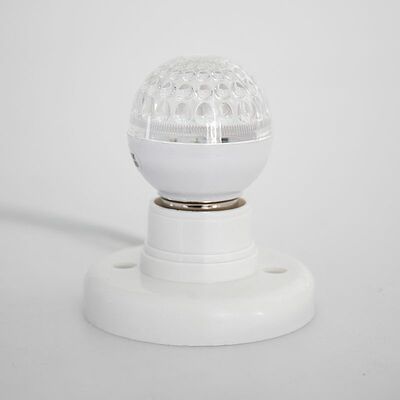 NEON-NIGHT 405-216 Лампа светодиодная, диаметр 50мм, E27, 9 LED, 1Вт, ТЕПЛЫЙ БЕЛЫЙ, прозрачная колба, 230В NEON-NIGHT