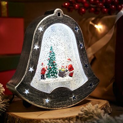 NEON-NIGHT 501-068 Декоративный светильник Колокольчик с эффектом снегопада NEON-NIGHT