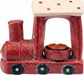 NEON-NIGHT 501-070 Керамический подсвечник Паровоз 17,1х7,1х14,7 см