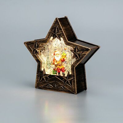 NEON-NIGHT 501-182 Светильник декоративный (фигура) Звезда с эффектом снегопада и подсветкой NEON-NIGHT