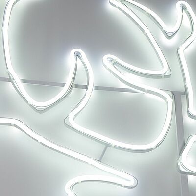 NEON-NIGHT 501-314 Фигура световая Сказочный олень из гибкого неона, 140х93 см, 1680 LED, цвет свечения белый NEON-NIGHT