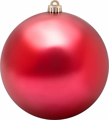 NEON-NIGHT 502-012 Елочная фигура Шар, 25 см, цвет красный глянцевый