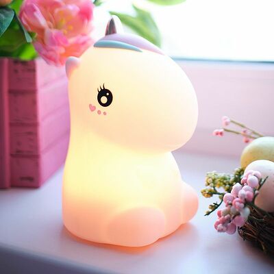 NEON-NIGHT 503-003 Силиконовый ночник Единорог USB с 3 режимами, RGB-свечение NEON-NIGHT