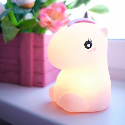 NEON-NIGHT 503-003 Силиконовый ночник Единорог USB с 3 режимами, RGB-свечение NEON-NIGHT