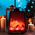 NEON-NIGHT 511-034 Светодиодный камин Лофт USB с эффектом живого огня 17х10х24.5 см NEON-NIGHT