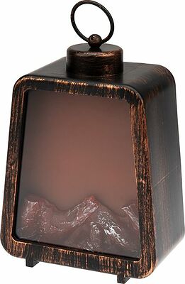 NEON-NIGHT 511-034 Светодиодный камин Лофт USB с эффектом живого огня 17х10х24.5 см NEON-NIGHT