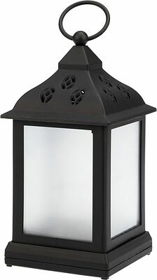 NEON-NIGHT 513-064 Декоративный фонарь 11х11х22,5 см, черный корпус, цвет свечения RGB с эффектом мерцания NEON-NIGHT