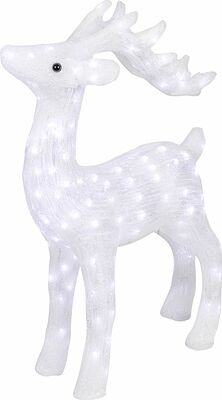 NEON-NIGHT 513-280 Акриловая светодиодная фигура Олень 50х25х75 см, IP65, понижающий трансформатор в комплекте NEON-NIGHT