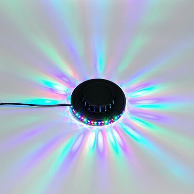NEON-NIGHT 601-260 Диско-лампа Летающая тарелка 48 LED, черный корпус, 230В NEON-NIGHT