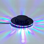 NEON-NIGHT 601-260 Диско-лампа Летающая тарелка 48 LED, черный корпус, 230В NEON-NIGHT