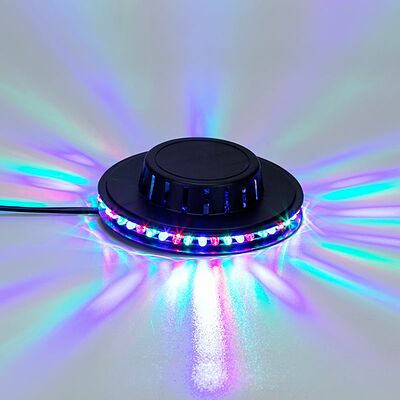 NEON-NIGHT 601-260 Диско-лампа Летающая тарелка 48 LED, черный корпус, 230В NEON-NIGHT