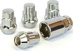Гайка секретная M14×1.5, ключ 17/19, 30/32, конус, хром, 1 ключ