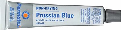 Permatex 80038 Prussian Blue — паста «берлинская лазурь» для проверки пятна контакта, 22 мл