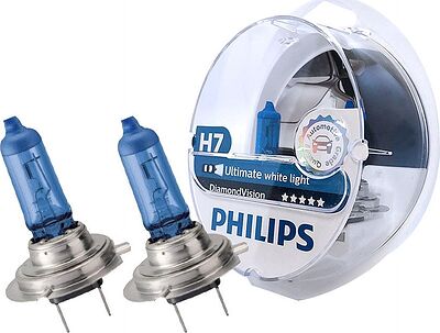 Philips DiamondVision 12972DVS2 лампы H7 12 В 55 Вт 5000 K, 2 шт.