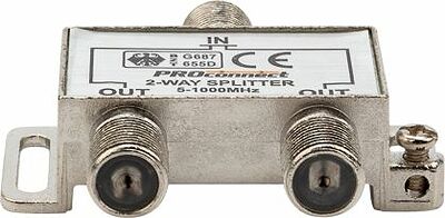 PROconnect 05-6021 Делитель ТВх2 под F-разъем, 5-1000МГц PROconnect