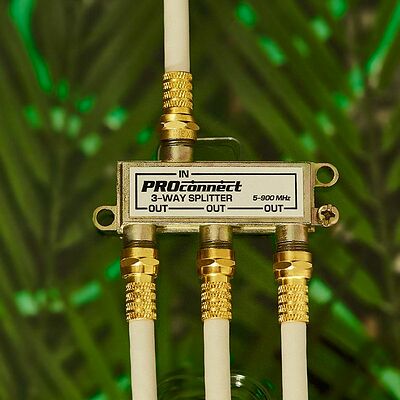 PROconnect 05-6032 Делитель ТВх3 под F-разъем, 5-900МГц PROconnect