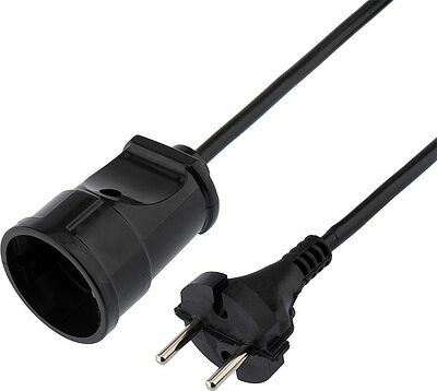 PROconnect 11-7101 Удлинитель-шнур на рамке ПВС 2х0,75, 10м, б/з, 6А, 1300Вт, IP20, черный (Сделано в России) PROconnect