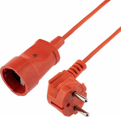 PROconnect 11-7106 Удлинитель-шнур ПВС 2х0,75, 20м, б/з, 6А, 1300Вт, IP20, оранжевый (Сделано в России) PROconnect