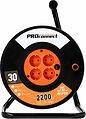 PROconnect 11-7605 Удлинитель силовой на катушке 4 гнезда с/з 30м 3х1мм² PROconnect