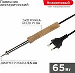 PROconnect 12-0176-4 Паяльник с деревянной ручкой, серия WOOD, 65Вт, 230В, блистер PROconnect