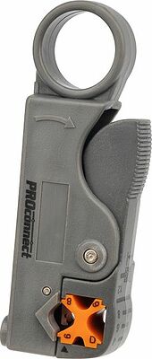 PROconnect 12-4011-4 Инструмент HT-332 для зачистки коаксиального кабеля RG-58, RG-59, RG-6 PROconnect