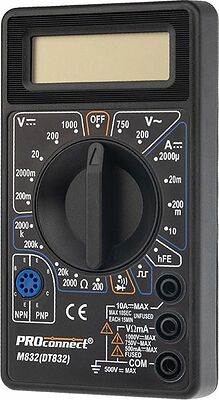 PROconnect 13-3012 Портативный мультиметр M832 (DT832) PROconnect