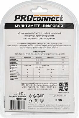 PROconnect 13-3012 Портативный мультиметр M832 (DT832) PROconnect